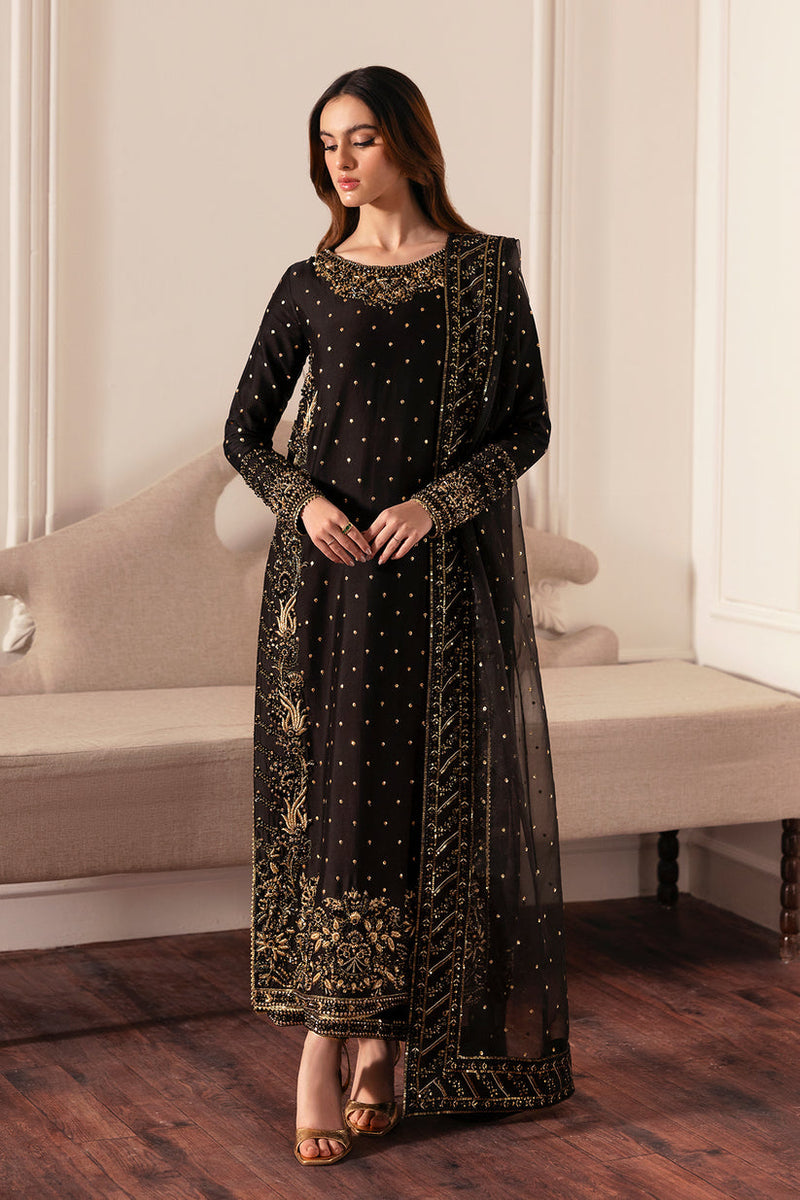 Raja Salahuddin | Love After Love Eid Edit 25 | Inky by Raja Salahuddin - Designer Dress  - Type : Ladies Clothes - Available at Libayah - 100% Original 