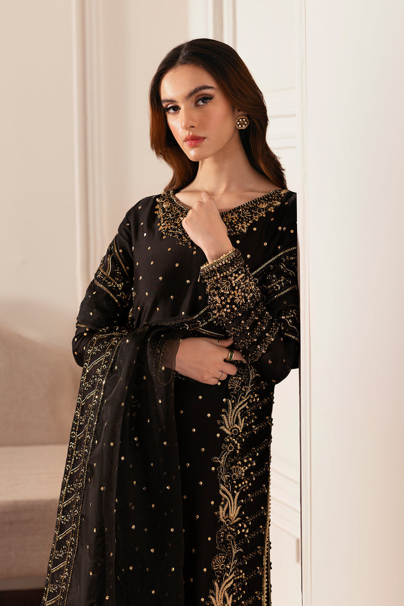 Raja Salahuddin | Love After Love Eid Edit 25 | Inky by Raja Salahuddin - Designer Dress  - Type : Ladies Clothes - Available at Libayah - 100% Original 