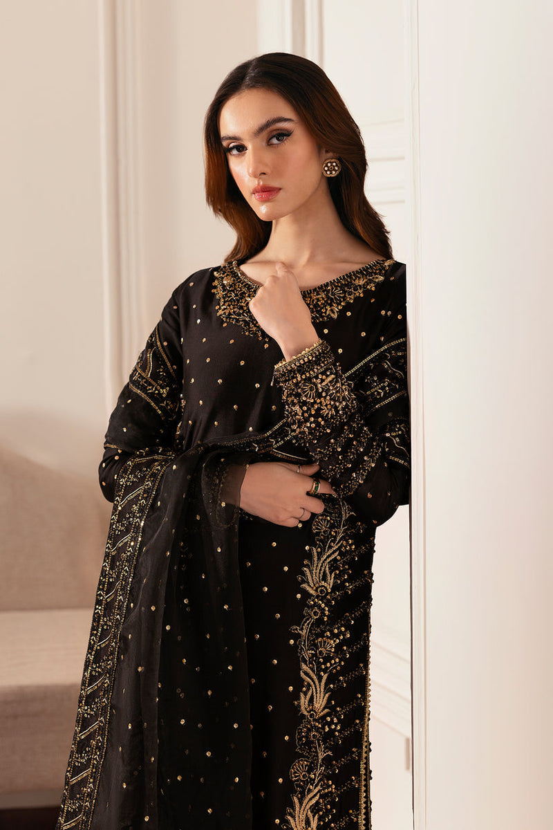 Raja Salahuddin | Love After Love Eid Edit 25 | Inky by Raja Salahuddin - Designer Dress  - Type : Ladies Clothes - Available at Libayah - 100% Original 