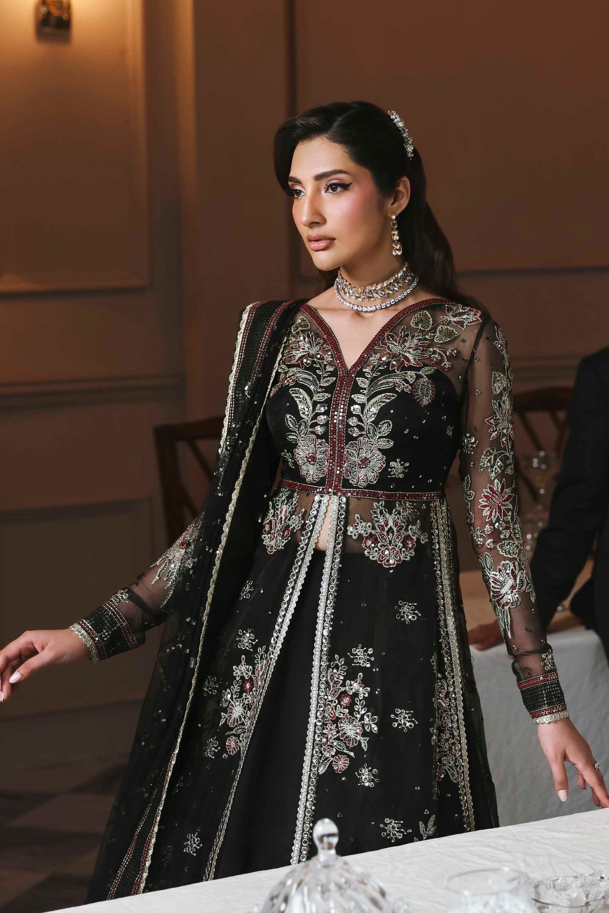 Akbar Aslam | Deewani Wedding Formals | Zarafreen by Akbar Aslam - Designer Dress  - Type : Ladies Clothes - Available at Libayah - 100% Original 