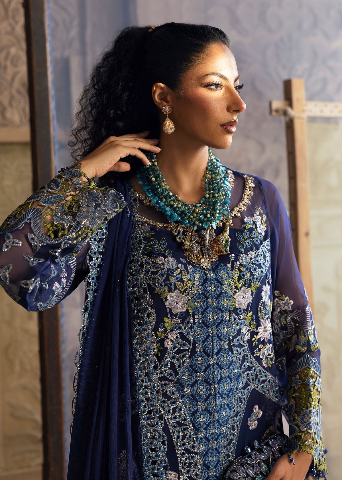 Sardinia | Chiffons Edit | Maya by Sardinia - Designer Dress  - Type : Ladies Clothes - Available at Libayah - 100% Original 