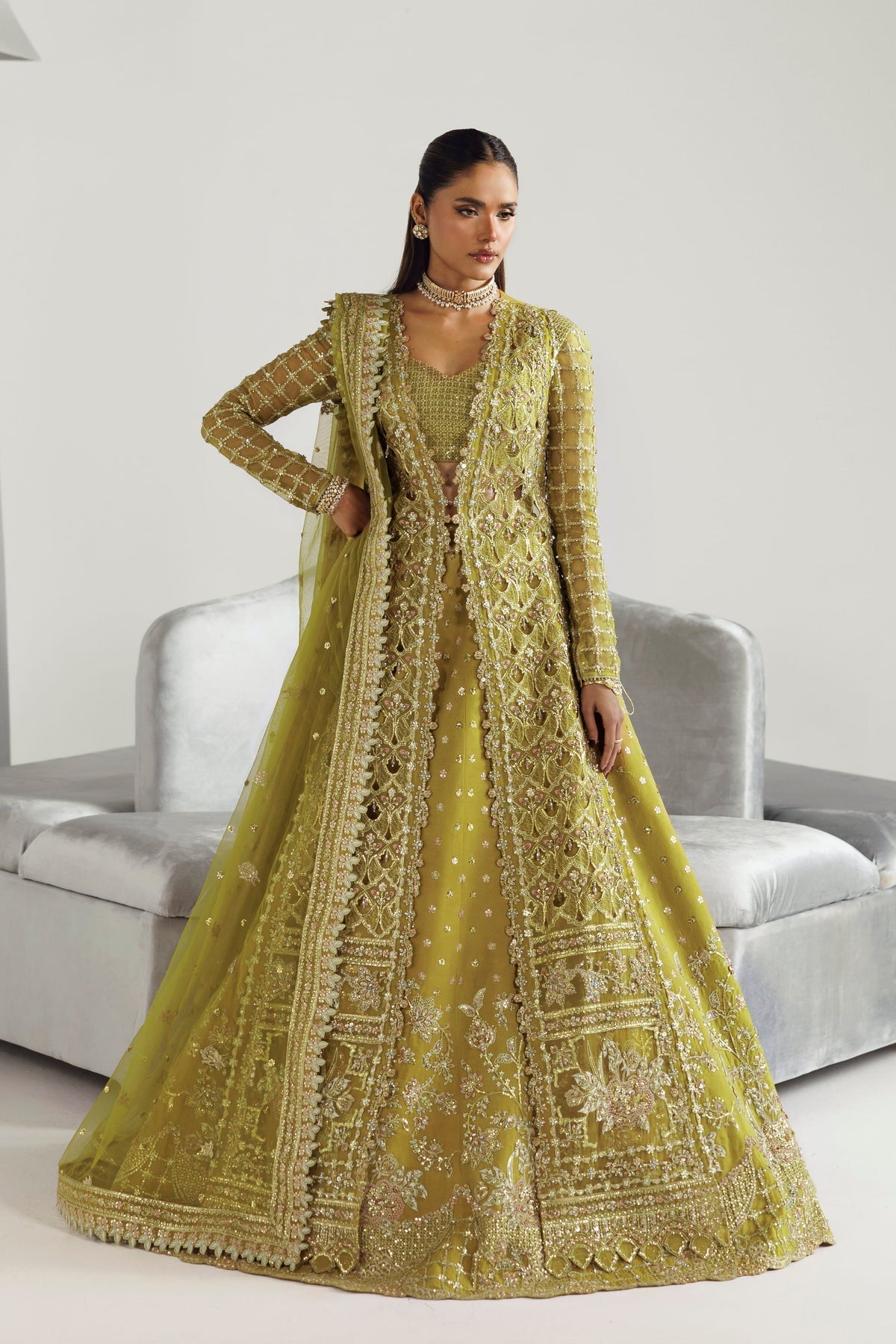 Akbar Aslam | Luxury Formals | Daria by Akbar Aslam - Designer Dress  - Type : Ladies Clothes - Available at Libayah - 100% Original 