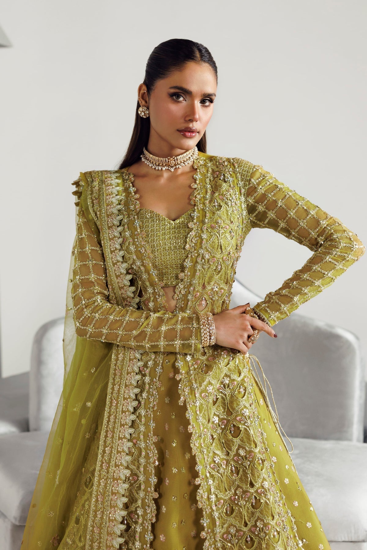 Akbar Aslam | Luxury Formals | Daria by Akbar Aslam - Designer Dress  - Type : Ladies Clothes - Available at Libayah - 100% Original 