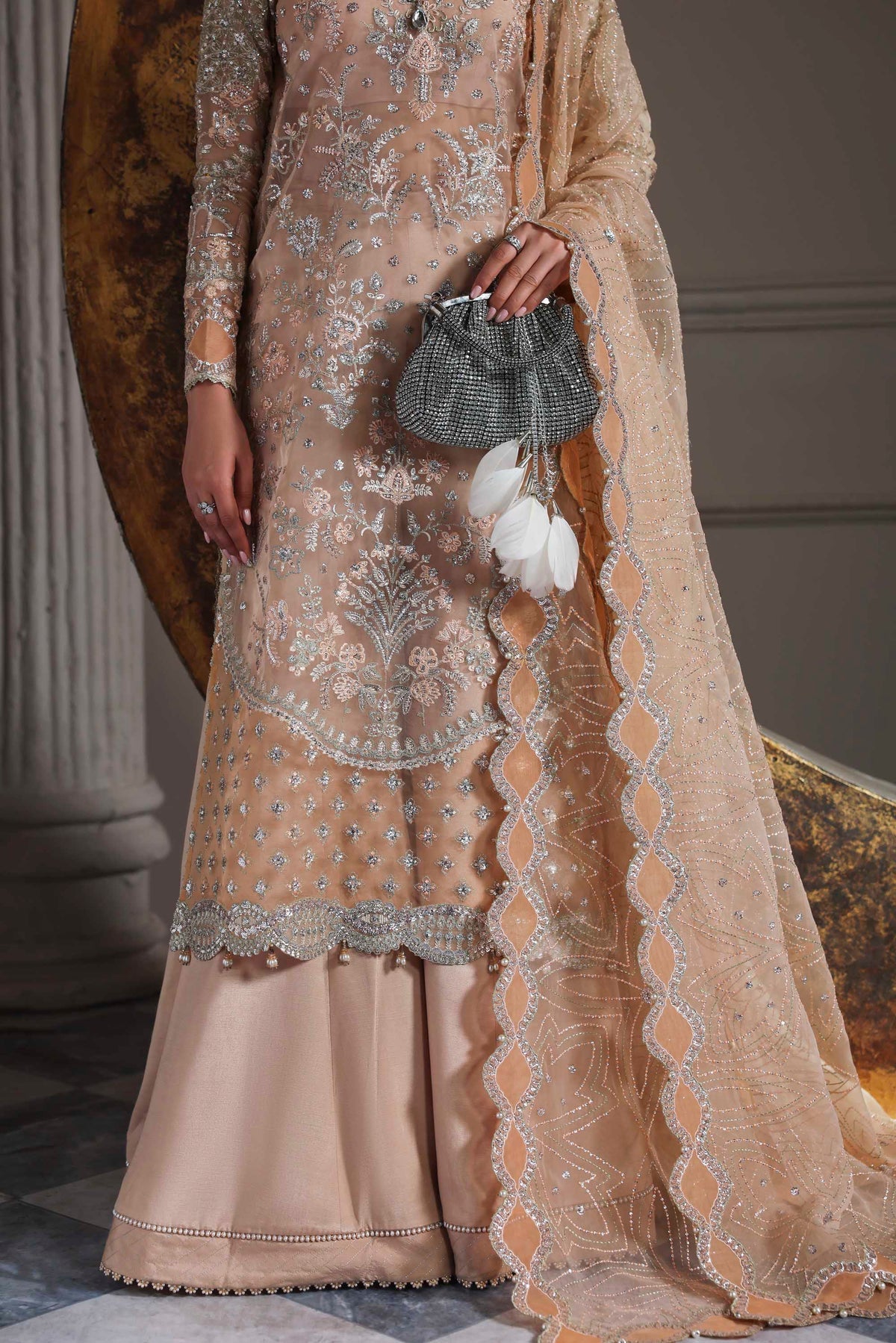 Akbar Aslam | Deewani Wedding Formals | Aabroza by Akbar Aslam - Designer Dress  - Type : Ladies Clothes - Available at Libayah - 100% Original 