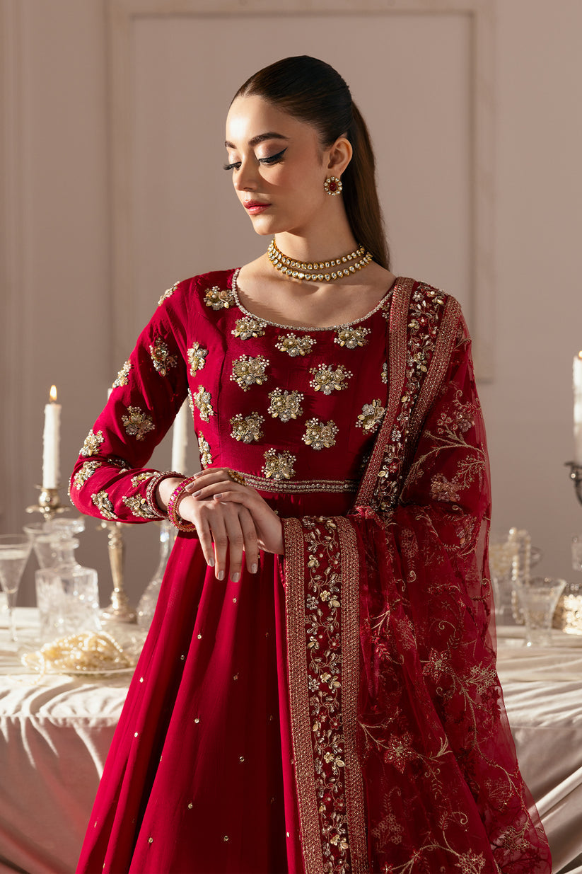 Raja Salahuddin | Love After Love Eid Edit 25 | Poppy by Raja Salahuddin - Designer Dress  - Type : Ladies Clothes - Available at Libayah - 100% Original 