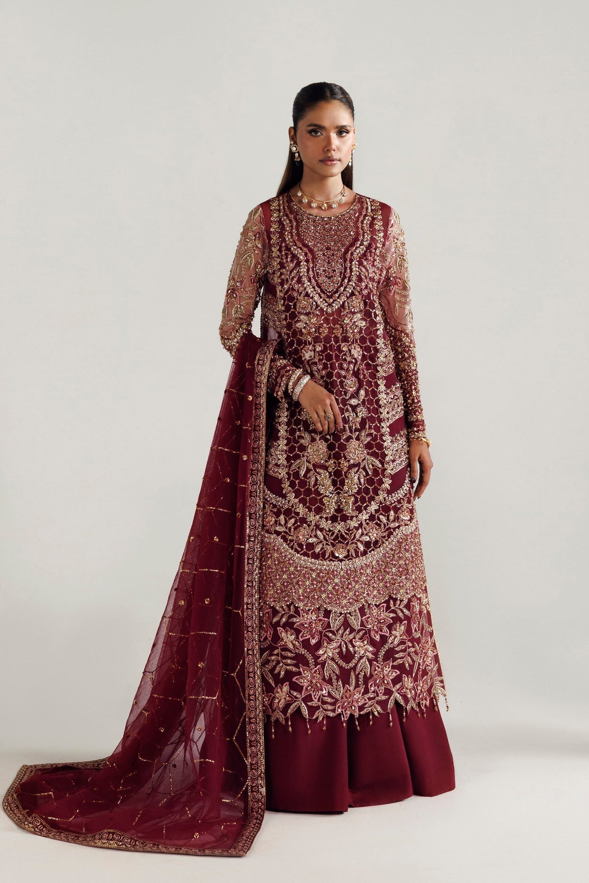 Akbar Aslam | Luxury Formals | Azelle by Akbar Aslam - Designer Dress  - Type : Ladies Clothes - Available at Libayah - 100% Original 