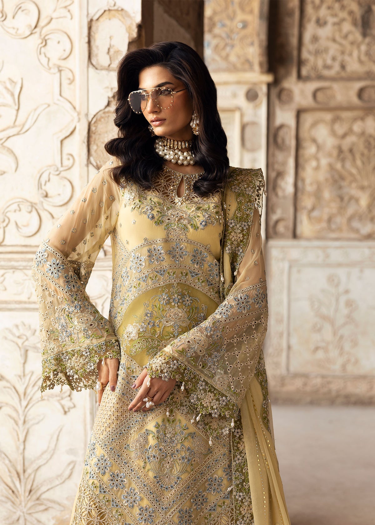 Sardinia | Chiffons Edit | Haseena by Sardinia - Designer Dress  - Type : Ladies Clothes - Available at Libayah - 100% Original 