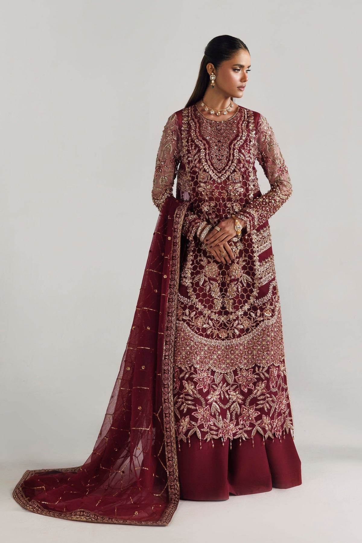 Akbar Aslam | Luxury Formals | Azelle by Akbar Aslam - Designer Dress  - Type : Ladies Clothes - Available at Libayah - 100% Original 