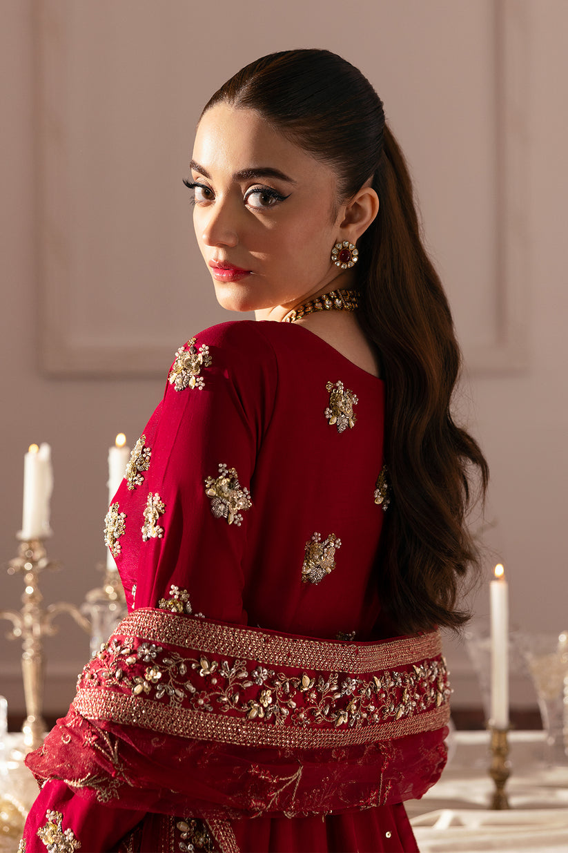 Raja Salahuddin | Love After Love Eid Edit 25 | Poppy by Raja Salahuddin - Designer Dress  - Type : Ladies Clothes - Available at Libayah - 100% Original 