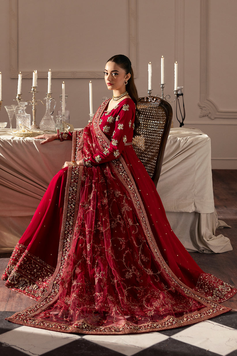 Raja Salahuddin | Love After Love Eid Edit 25 | Poppy by Raja Salahuddin - Designer Dress  - Type : Ladies Clothes - Available at Libayah - 100% Original 