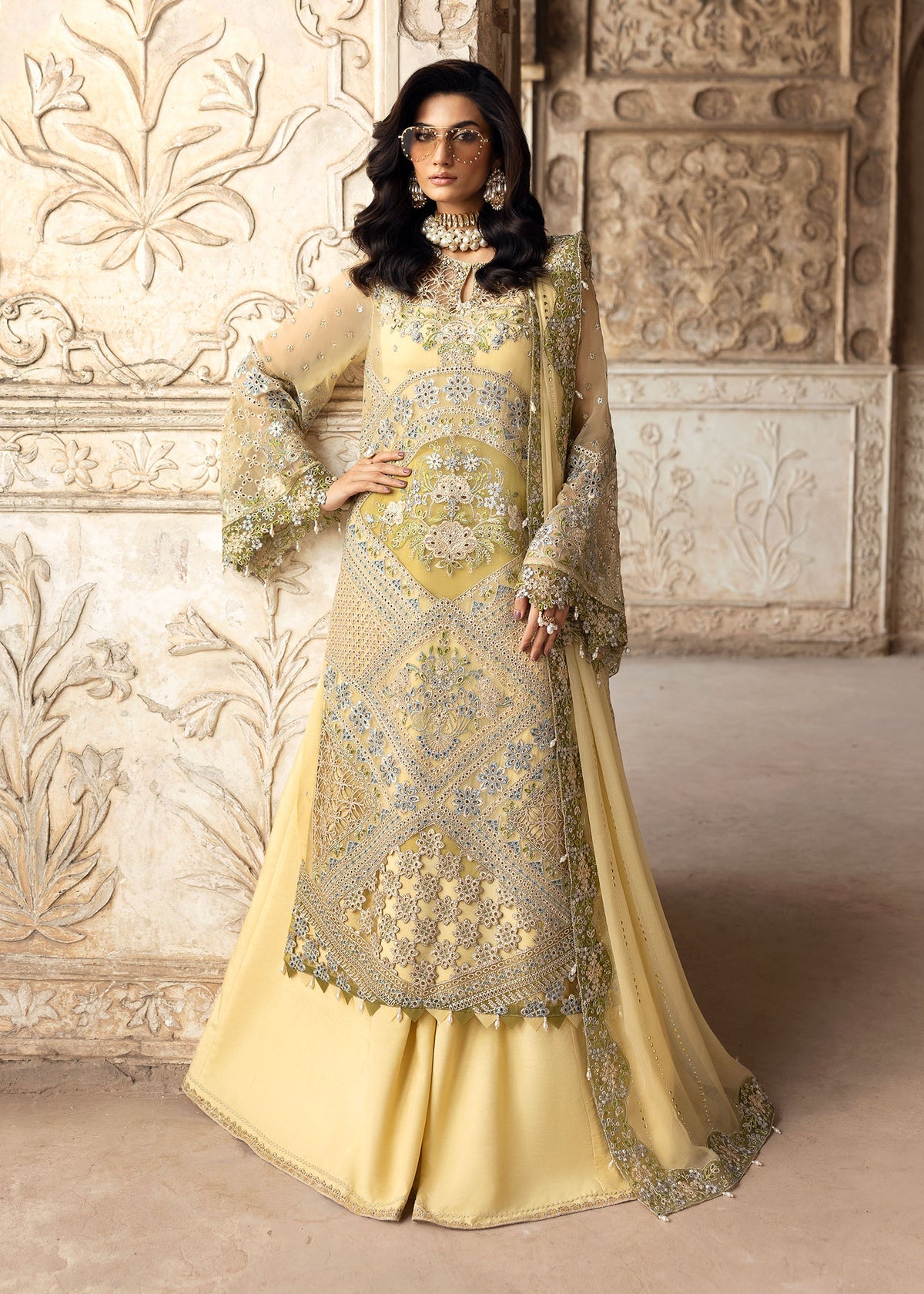 Sardinia | Chiffons Edit | Haseena by Sardinia - Designer Dress  - Type : Ladies Clothes - Available at Libayah - 100% Original 