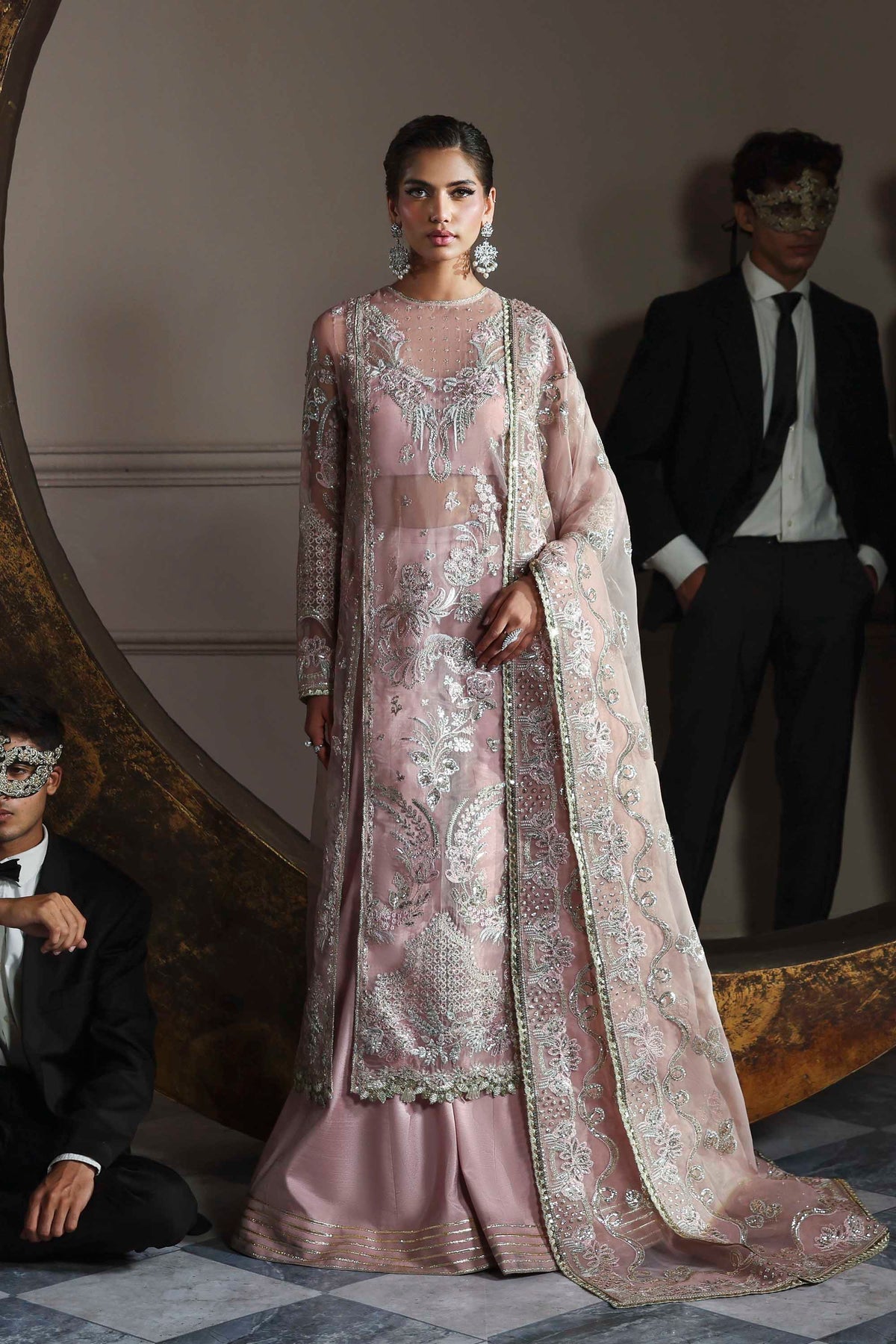 Akbar Aslam | Deewani Wedding Formals | Shahmeena by Akbar Aslam - Designer Dress  - Type : Ladies Clothes - Available at Libayah - 100% Original 