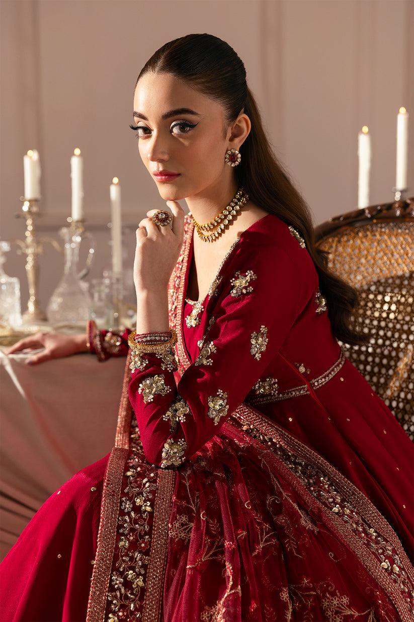 Raja Salahuddin | Love After Love Eid Edit 25 | Poppy by Raja Salahuddin - Designer Dress  - Type : Ladies Clothes - Available at Libayah - 100% Original 