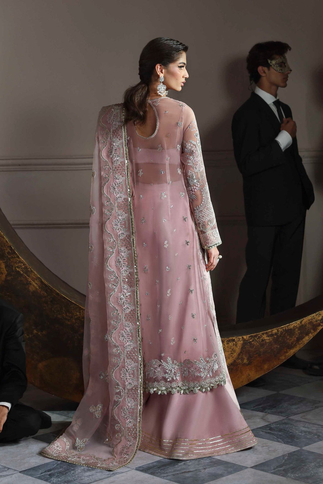 Akbar Aslam | Deewani Wedding Formals | Shahmeena by Akbar Aslam - Designer Dress  - Type : Ladies Clothes - Available at Libayah - 100% Original 