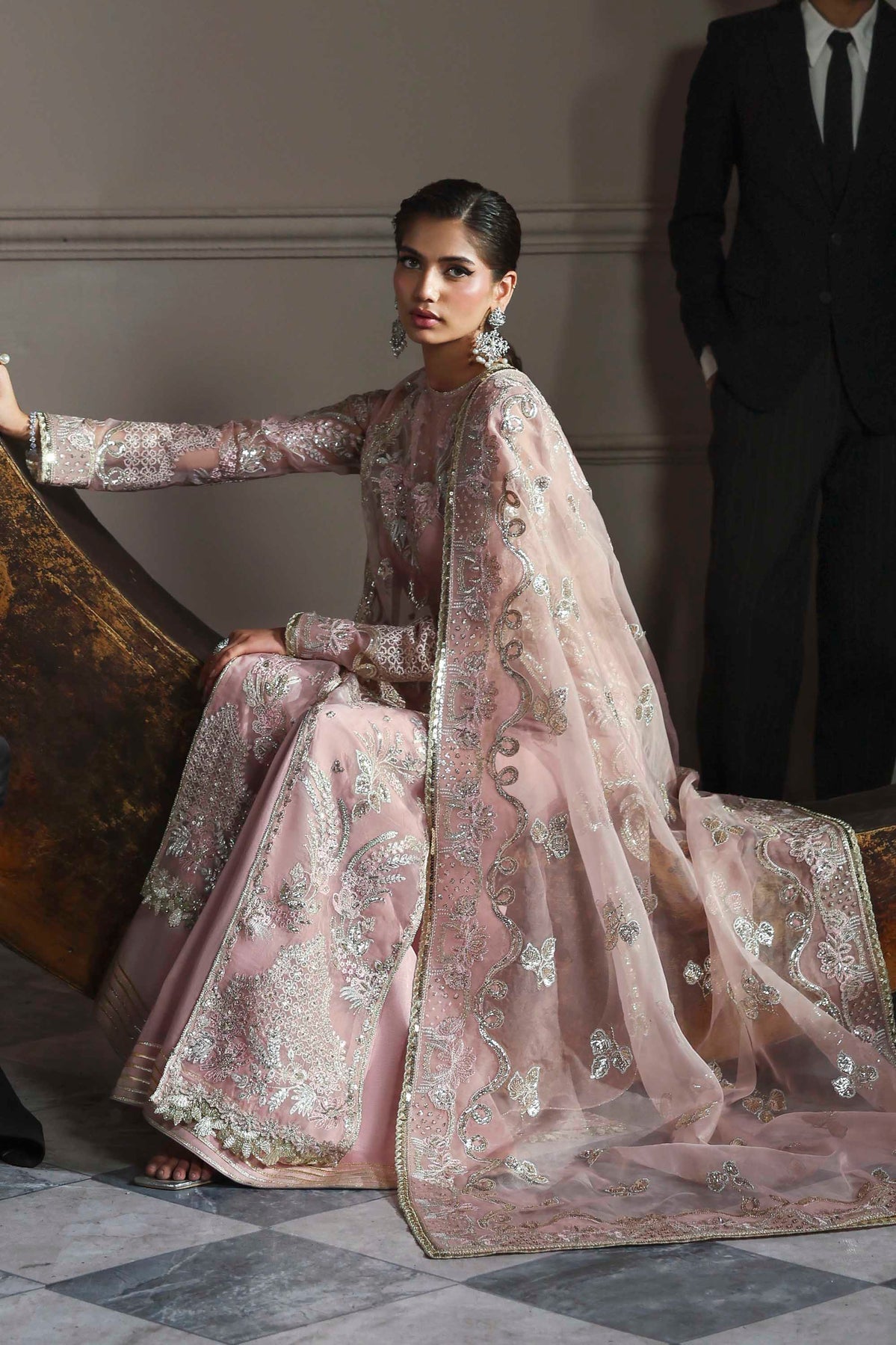 Akbar Aslam | Deewani Wedding Formals | Shahmeena by Akbar Aslam - Designer Dress  - Type : Ladies Clothes - Available at Libayah - 100% Original 