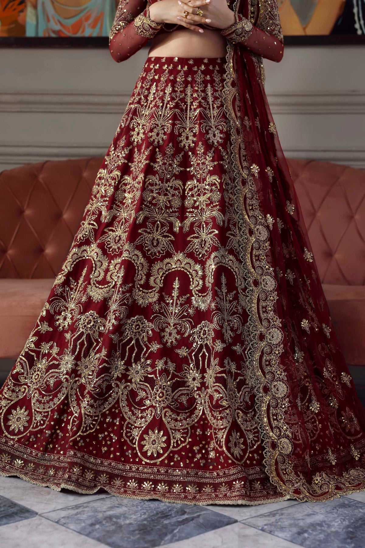 Akbar Aslam | Deewani Wedding Formals | Shahbano by Akbar Aslam - Designer Dress  - Type : Ladies Clothes - Available at Libayah - 100% Original 