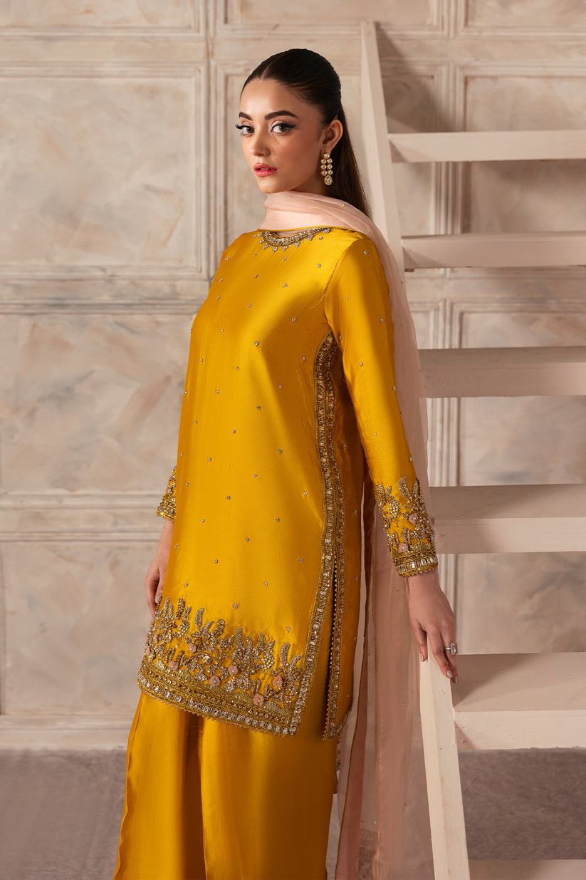 Raja Salahuddin | Love After Love Eid Edit 25 | Dafodil by Raja Salahuddin - Designer Dress  - Type : Ladies Clothes - Available at Libayah - 100% Original 