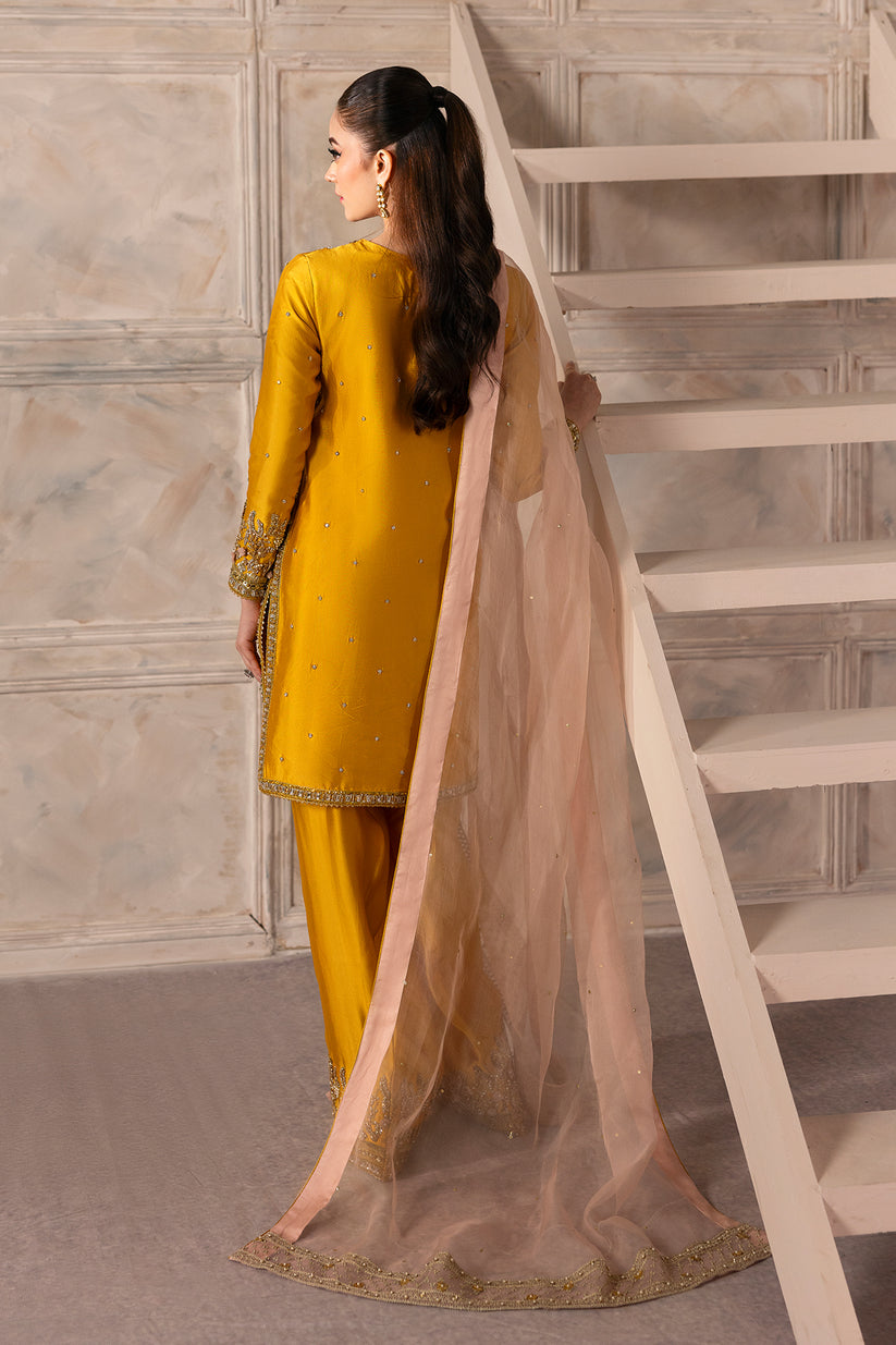 Raja Salahuddin | Love After Love Eid Edit 25 | Dafodil by Raja Salahuddin - Designer Dress  - Type : Ladies Clothes - Available at Libayah - 100% Original 