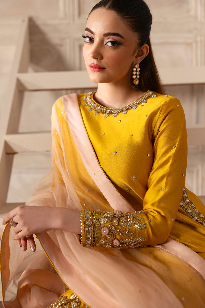 Raja Salahuddin | Love After Love Eid Edit 25 | Dafodil by Raja Salahuddin - Designer Dress  - Type : Ladies Clothes - Available at Libayah - 100% Original 