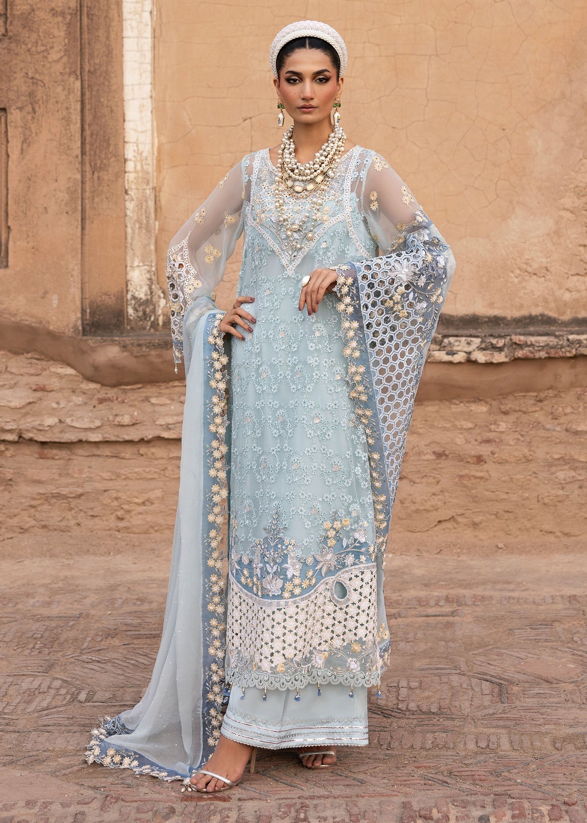 Sardinia | Chiffons Edit | Feroza by Sardinia - Designer Dress  - Type : Ladies Clothes - Available at Libayah - 100% Original 