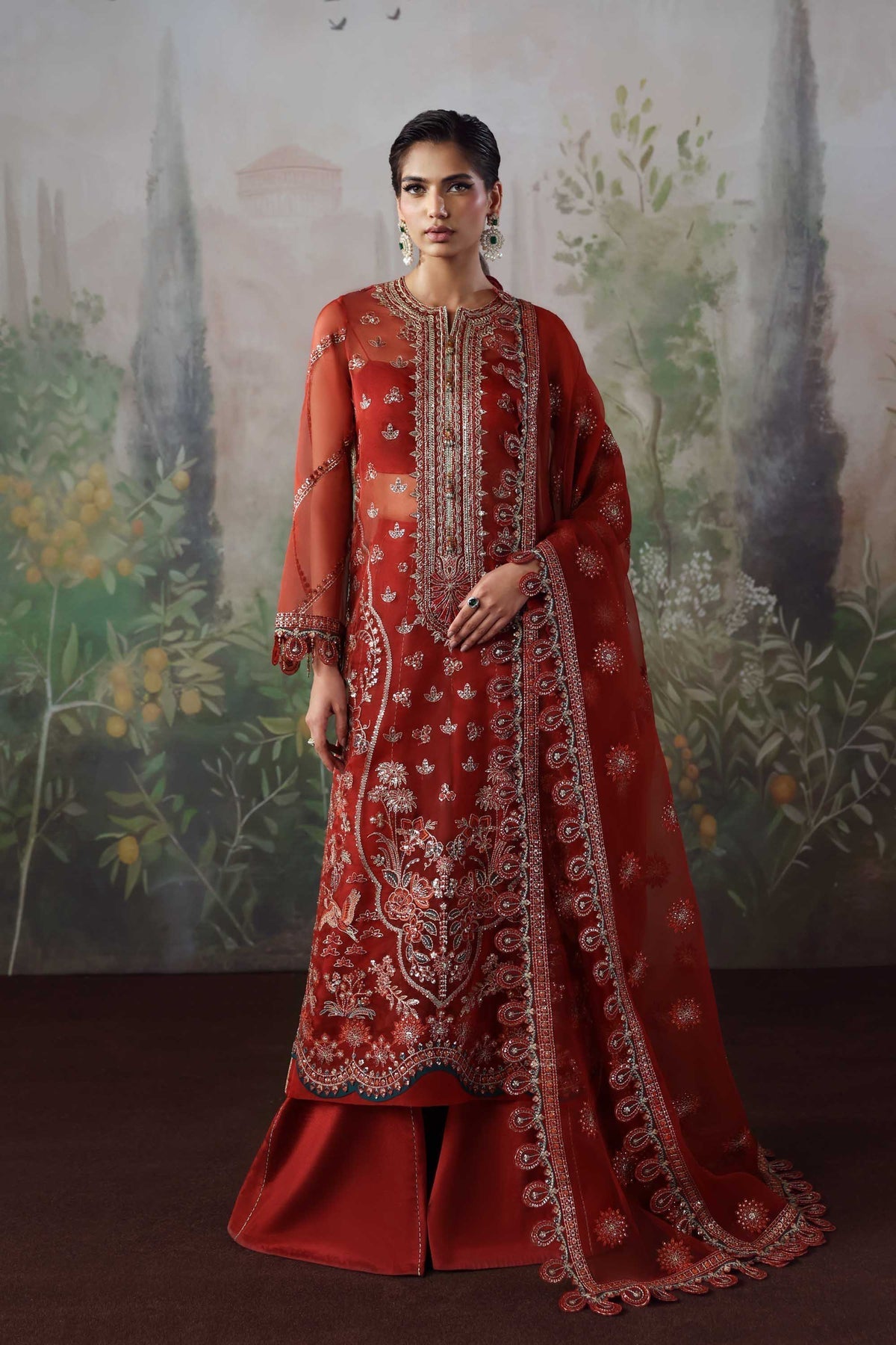 Akbar Aslam | Deewani Wedding Formals | Laalroz by Akbar Aslam - Designer Dress  - Type : Ladies Clothes - Available at Libayah - 100% Original 