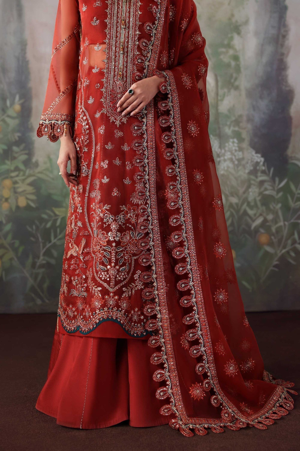 Akbar Aslam | Deewani Wedding Formals | Laalroz by Akbar Aslam - Designer Dress  - Type : Ladies Clothes - Available at Libayah - 100% Original 