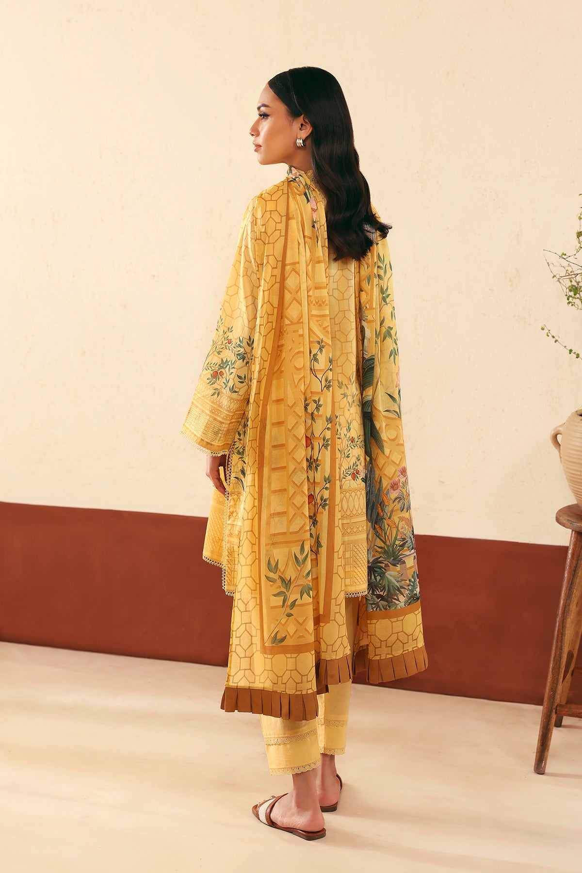 Sahar | Selene 25 | Golden Trellis by Sahar - Designer Dress - Type: Ladies Clothes - Available at Libayah - 100% Original
