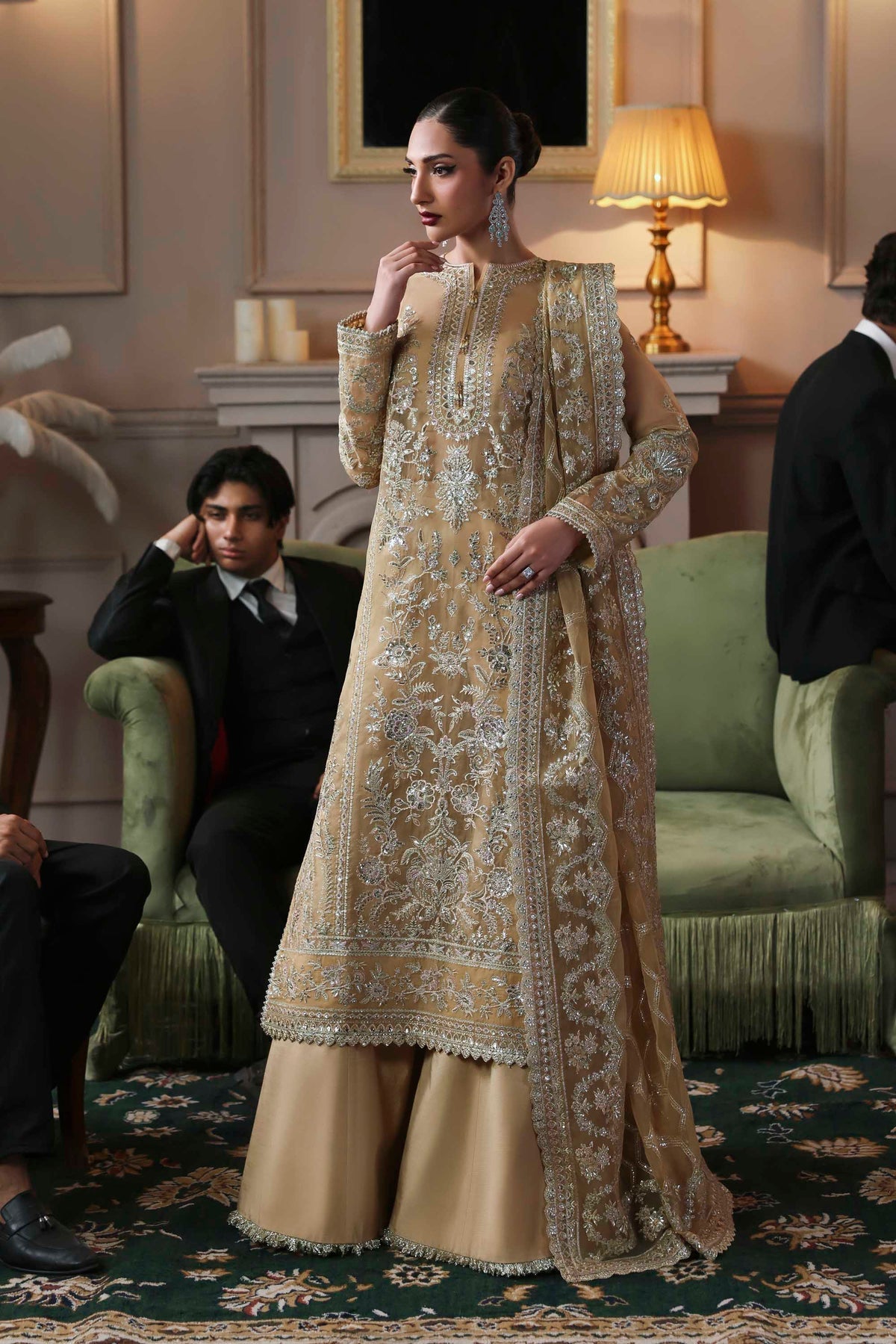 Akbar Aslam | Deewani Wedding Formals | Tajmeen by Akbar Aslam - Designer Dress  - Type : Ladies Clothes - Available at Libayah - 100% Original 