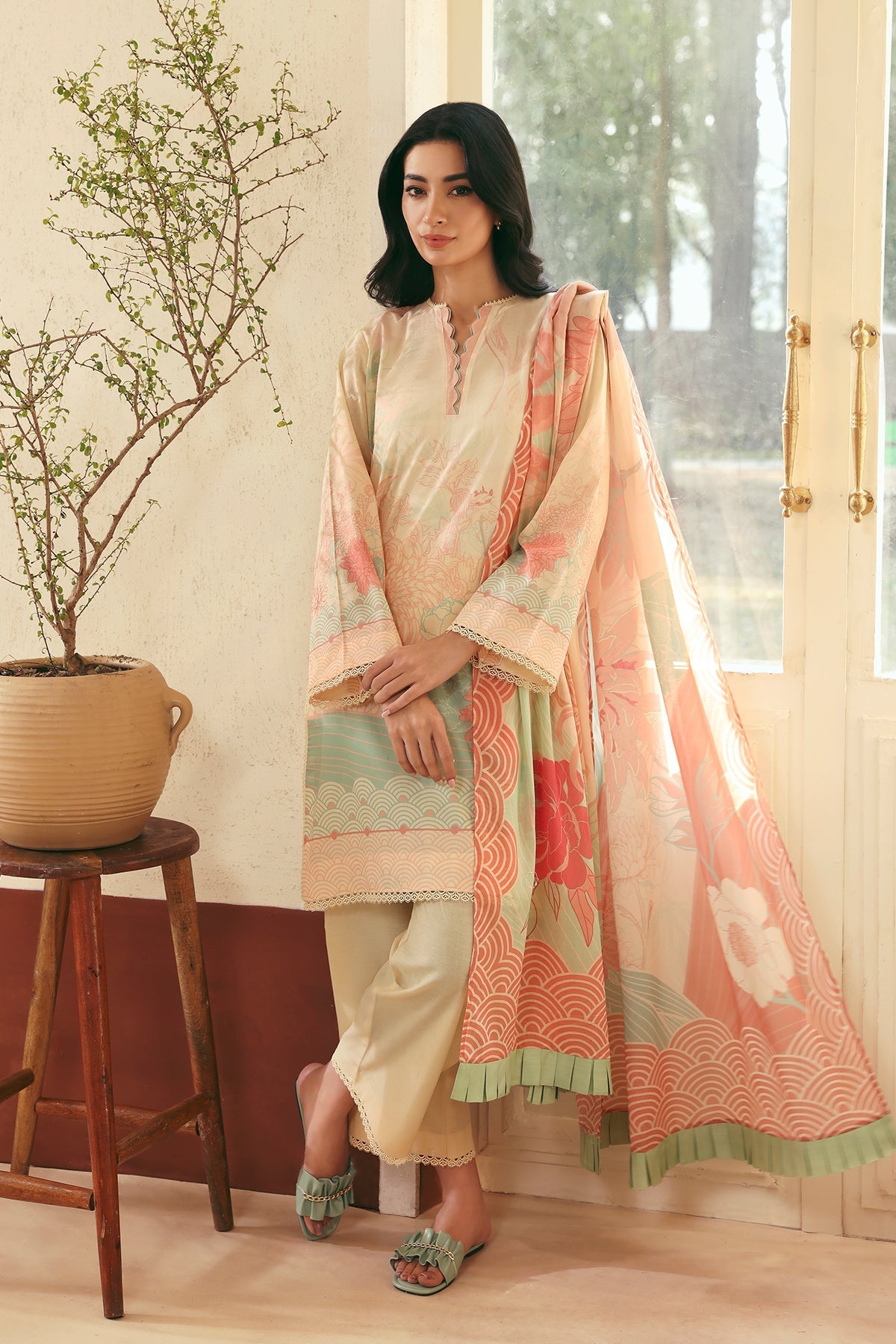 Sahar | Selene 25 | Rosette Reverie by Sahar - Designer Dress - Type: Ladies Clothes - Available at Libayah - 100% Original