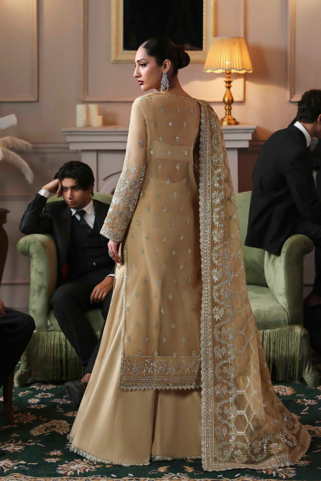 Akbar Aslam | Deewani Wedding Formals | Tajmeen by Akbar Aslam - Designer Dress  - Type : Ladies Clothes - Available at Libayah - 100% Original 