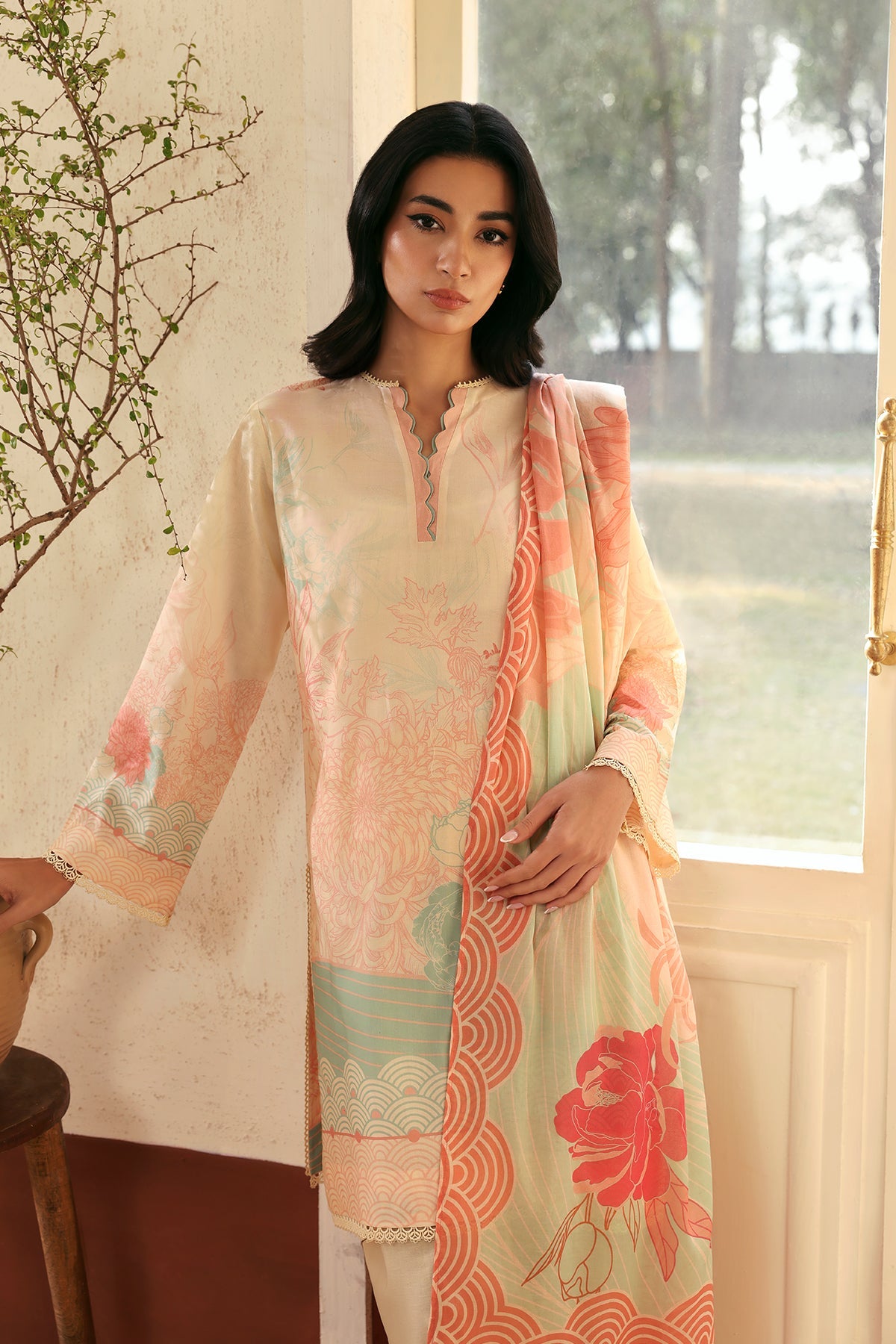 Sahar | Selene 25 | Rosette Reverie by Sahar - Designer Dress - Type: Ladies Clothes - Available at Libayah - 100% Original
