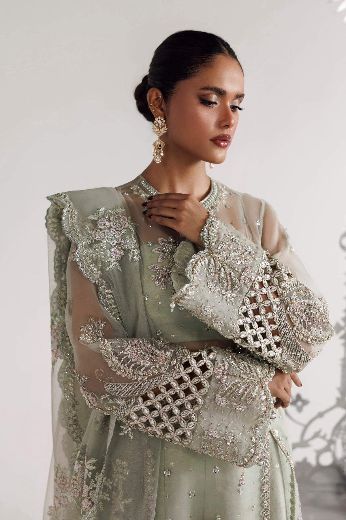 Akbar Aslam | Luxury Formals | Zaria by Akbar Aslam - Designer Dress  - Type : Ladies Clothes - Available at Libayah - 100% Original 