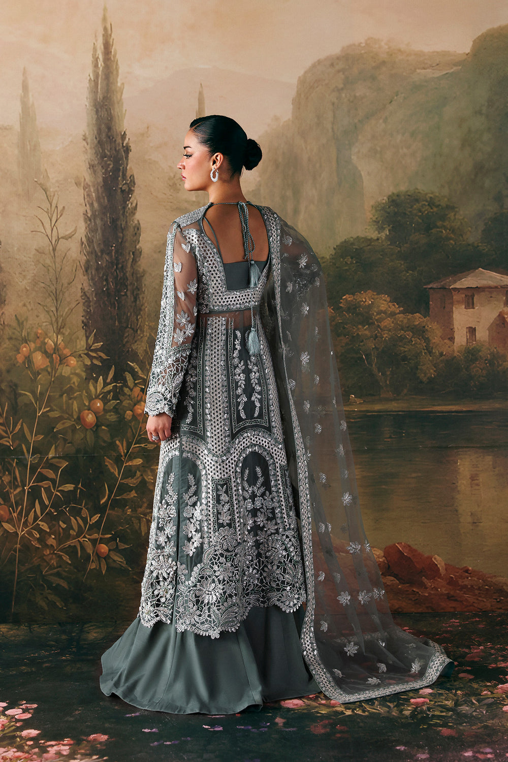 Afrozeh | La Fuchsia 26 | Crescent by Afrozeh - Designer Dress  - Type : Ladies Clothes - Available at Libayah - 100% Original 