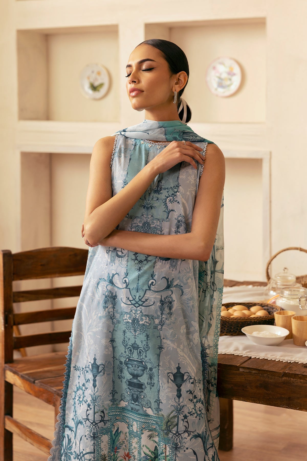 Sahar | Selene 25 | Silver Mist by Sahar - Designer Dress - Type: Ladies Clothes - Available at Libayah - 100% Original