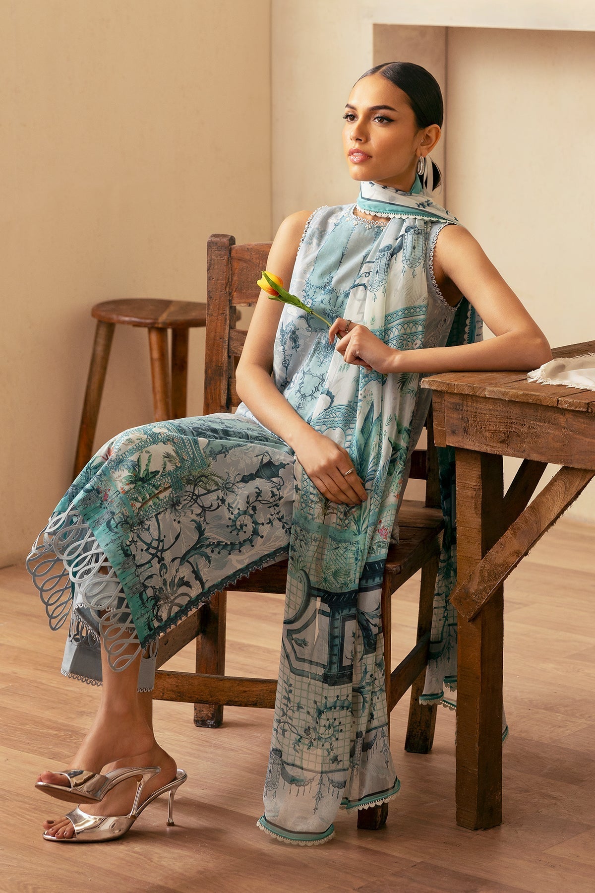 Sahar | Selene 25 | Silver Mist by Sahar - Designer Dress - Type: Ladies Clothes - Available at Libayah - 100% Original