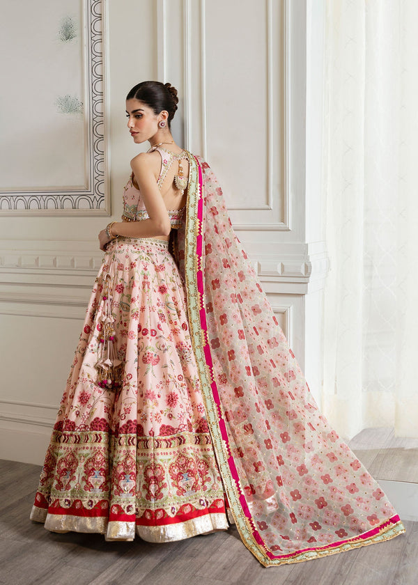 Crimson | A Beautiful Chaos Wedding Collection | Chinoiserie Lehnga by Crimson - Designer Dress - Type: Ladies Clothes - Available at Libayah - 100% Original