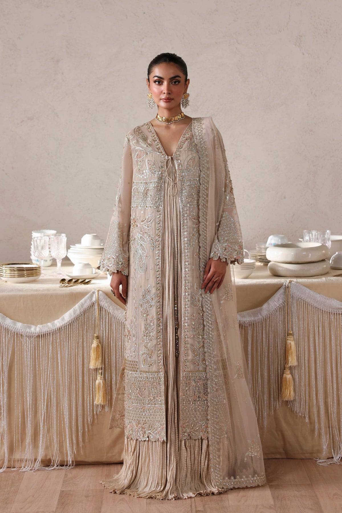 Akbar Aslam | Luxury Formals | Marceline by Akbar Aslam - Designer Dress  - Type : Ladies Clothes - Available at Libayah - 100% Original 