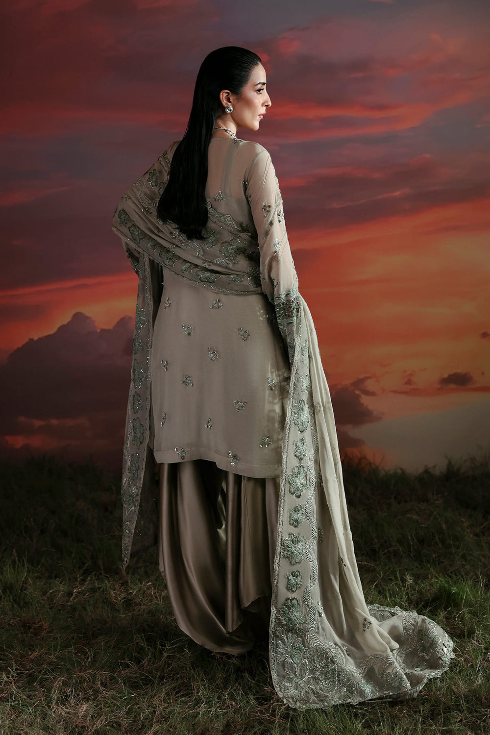 Zarposh | Moonlit Muse | Nerine by Zarposh - Designer Dress  - Type : Ladies Clothes - Available at Libayah - 100% Original 