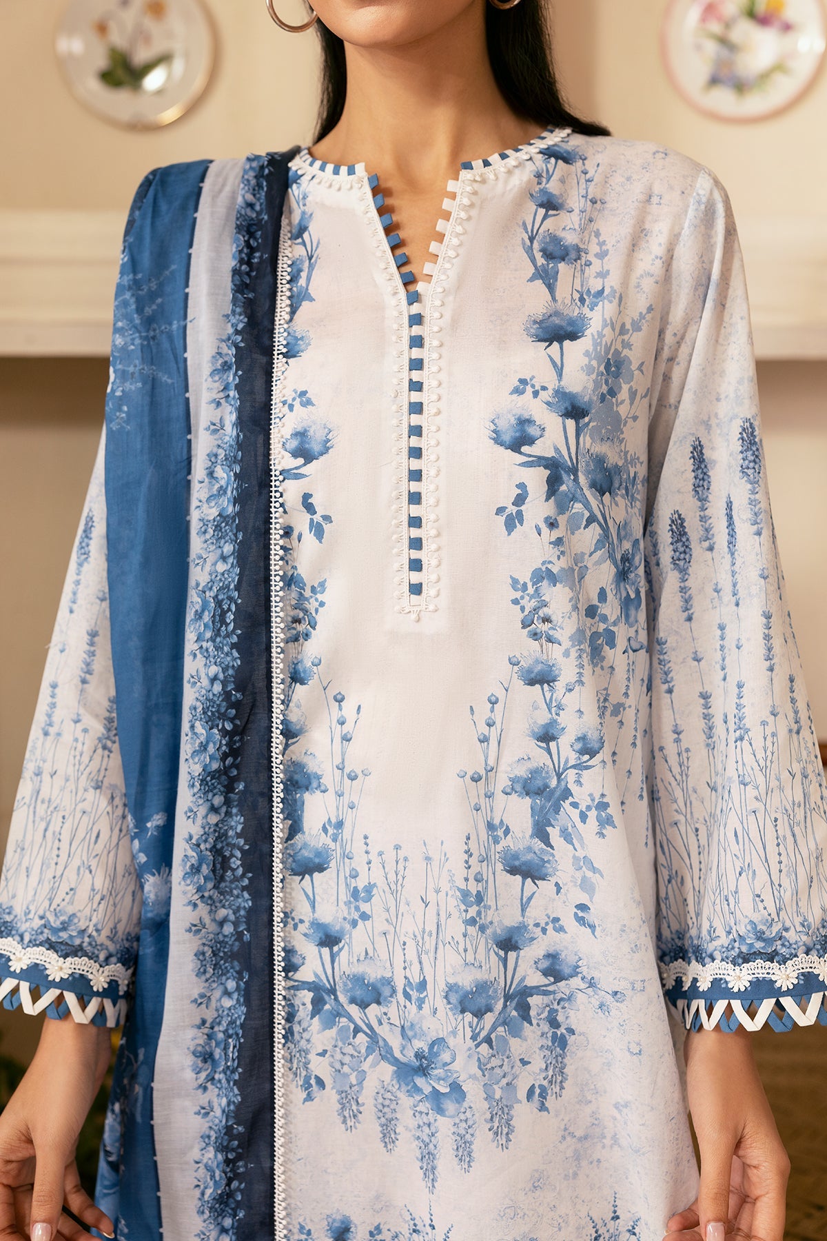 Sahar | Selene 25 | Sapphire Petal by Sahar - Designer Dress - Type: Ladies Clothes - Available at Libayah - 100% Original