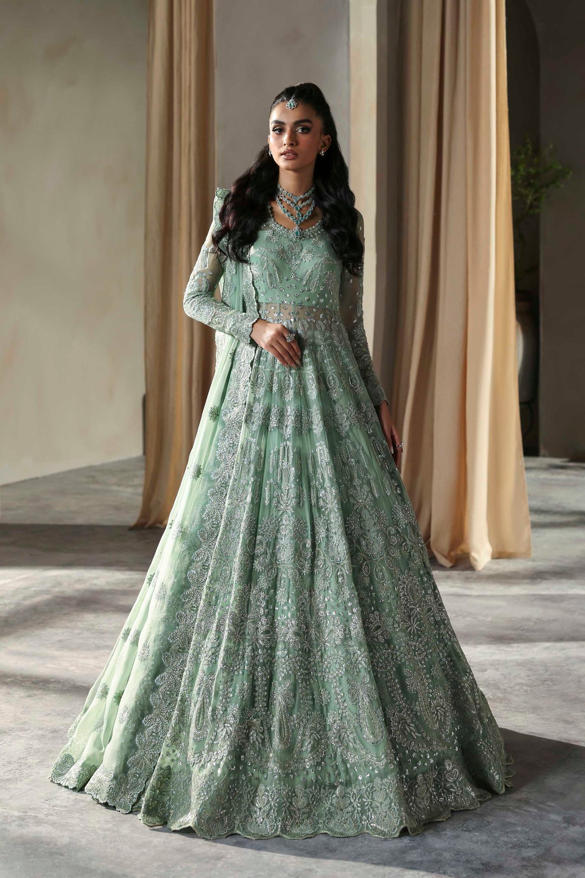 Hayal – authentic Pakistani formal dress from the Akbar Aslam Meeras Luxury Chiffon 25 collection for women in the UK