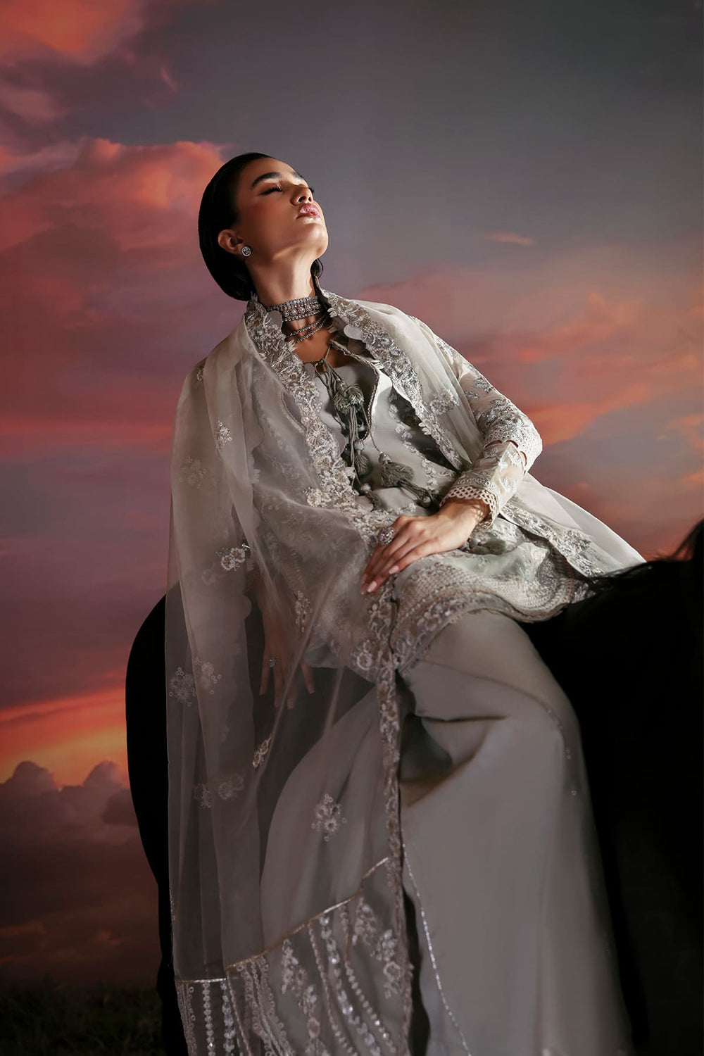 Zarposh | Moonlit Muse | Lumen by Zarposh - Designer Dress  - Type : Ladies Clothes - Available at Libayah - 100% Original 