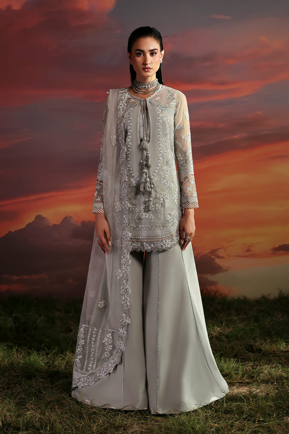 Zarposh | Moonlit Muse | Lumen by Zarposh - Designer Dress  - Type : Ladies Clothes - Available at Libayah - 100% Original 