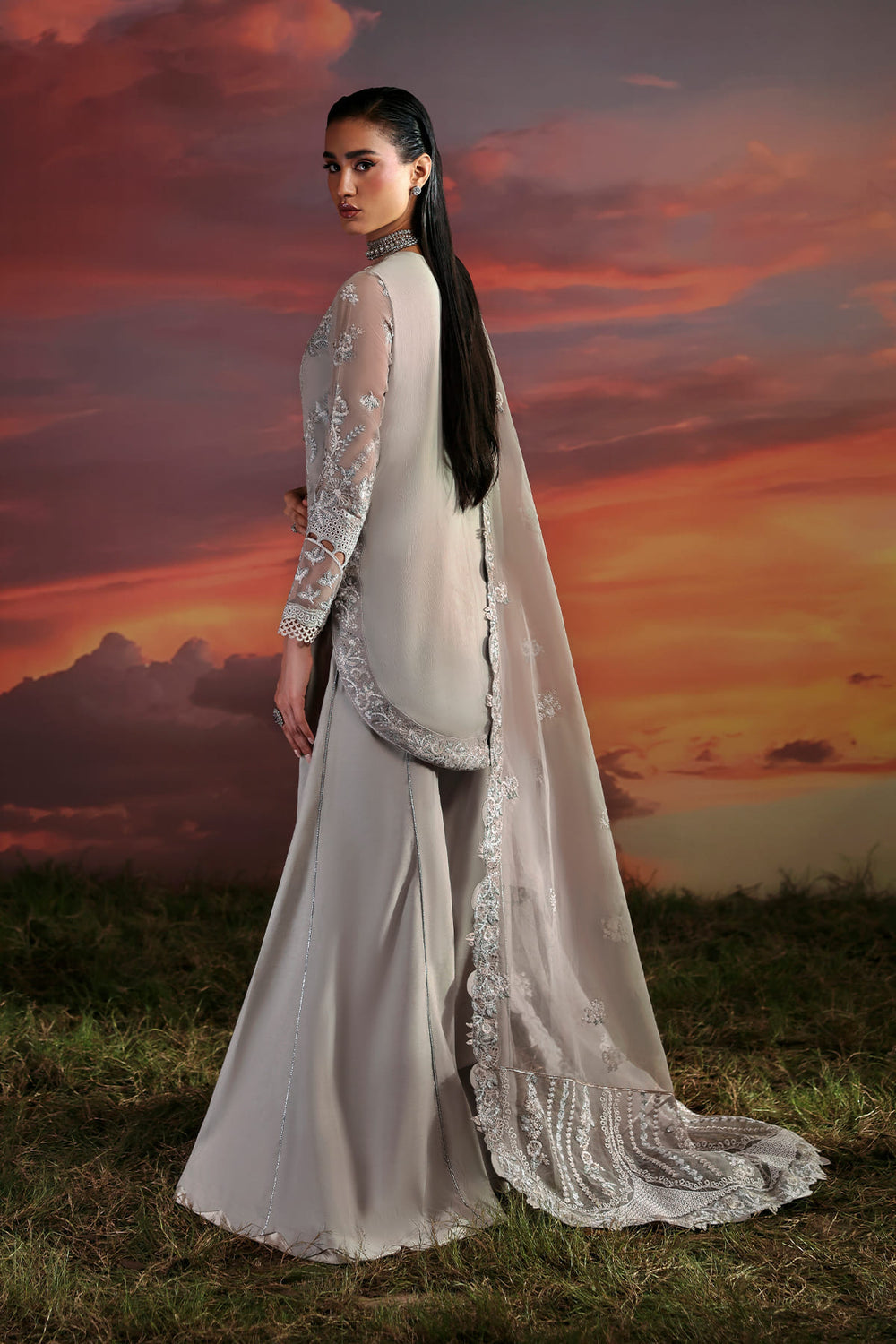 Zarposh | Moonlit Muse | Lumen by Zarposh - Designer Dress  - Type : Ladies Clothes - Available at Libayah - 100% Original 