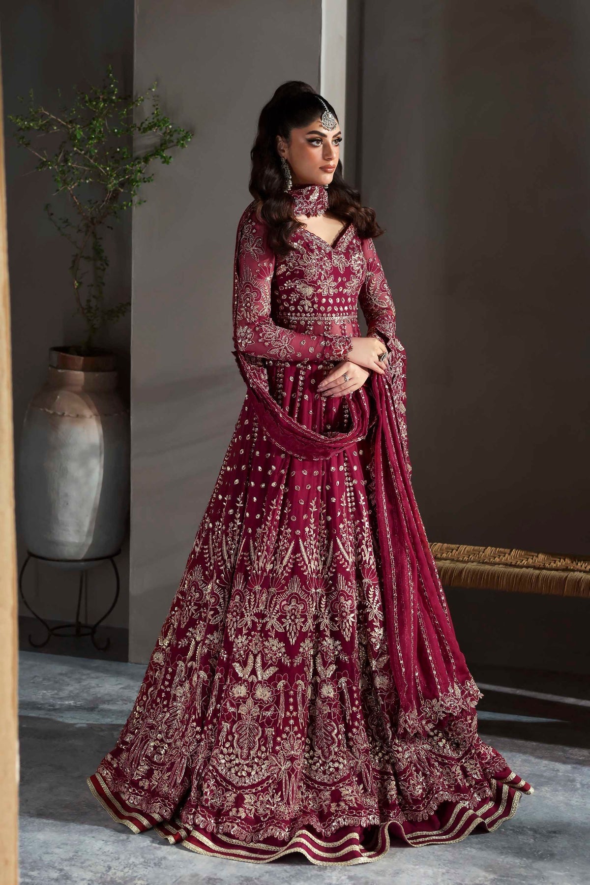 Mahroze – authentic Pakistani formal dress from the Akbar Aslam Meeras Luxury Chiffon 25 collection for women in the UK