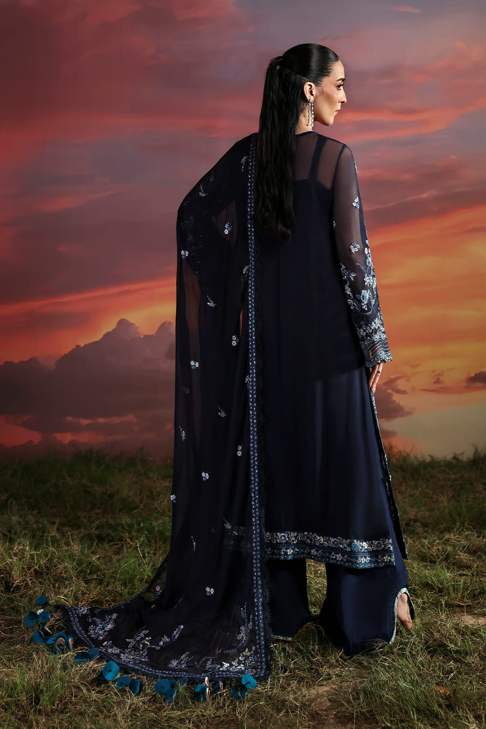 Zarposh | Moonlit Muse | Muse by Zarposh - Designer Dress  - Type : Ladies Clothes - Available at Libayah - 100% Original 
