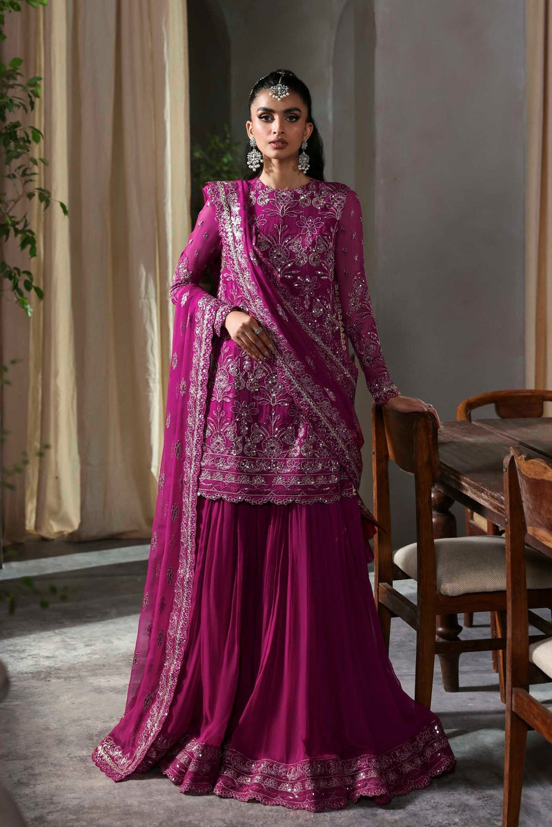 Mehzar – authentic Pakistani formal dress from the Akbar Aslam Meeras Luxury Chiffon 25 collection for women in the UK