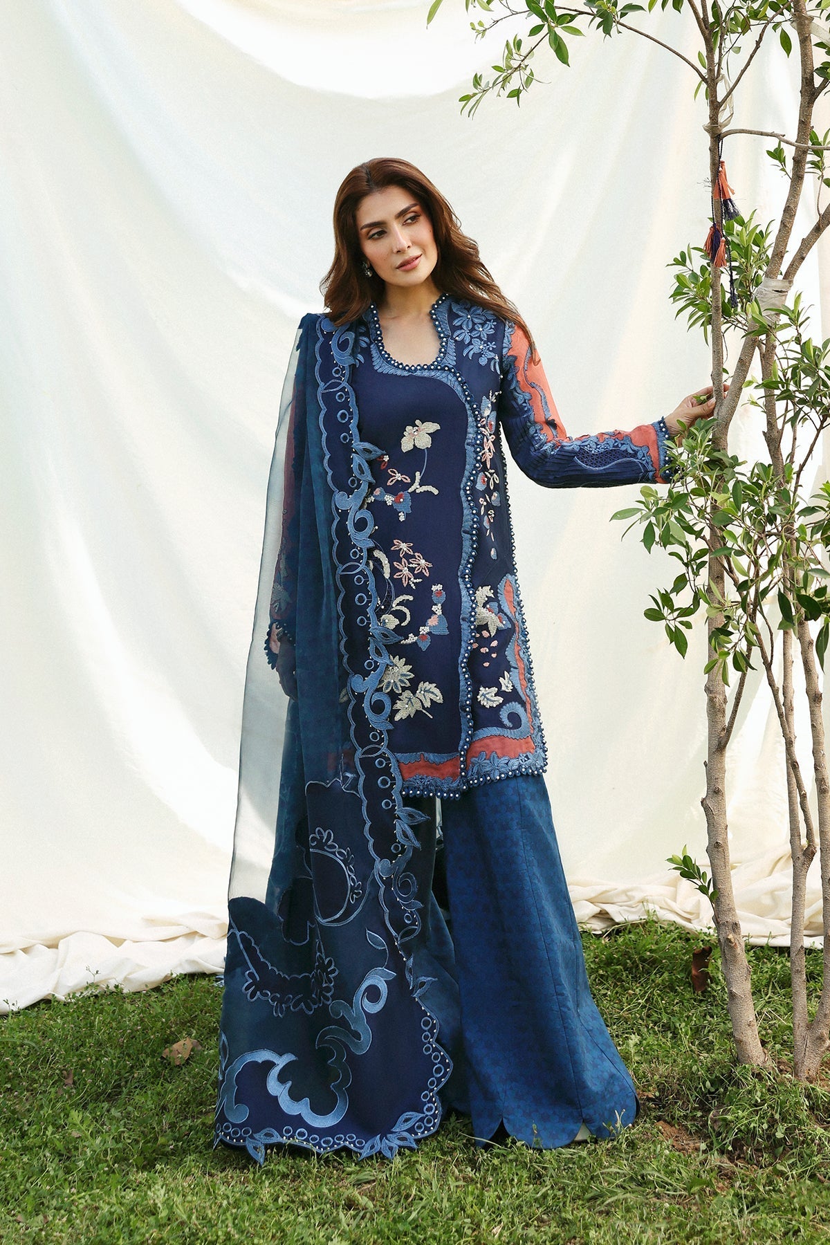 Afrozeh | Basic Pret 26 RTW | NACRE by Afrozeh - Designer Dress  - Type : Ladies Clothes - Available at Libayah - 100% Original 