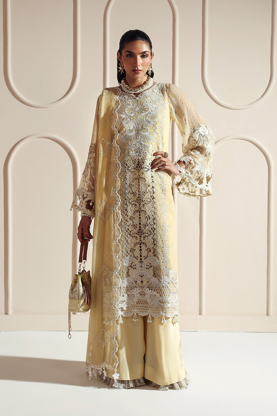 AIRA – authentic Pakistani formal dress from the Alizeh Aymal Luxury Bamber Chiffon collection for women in the UK.