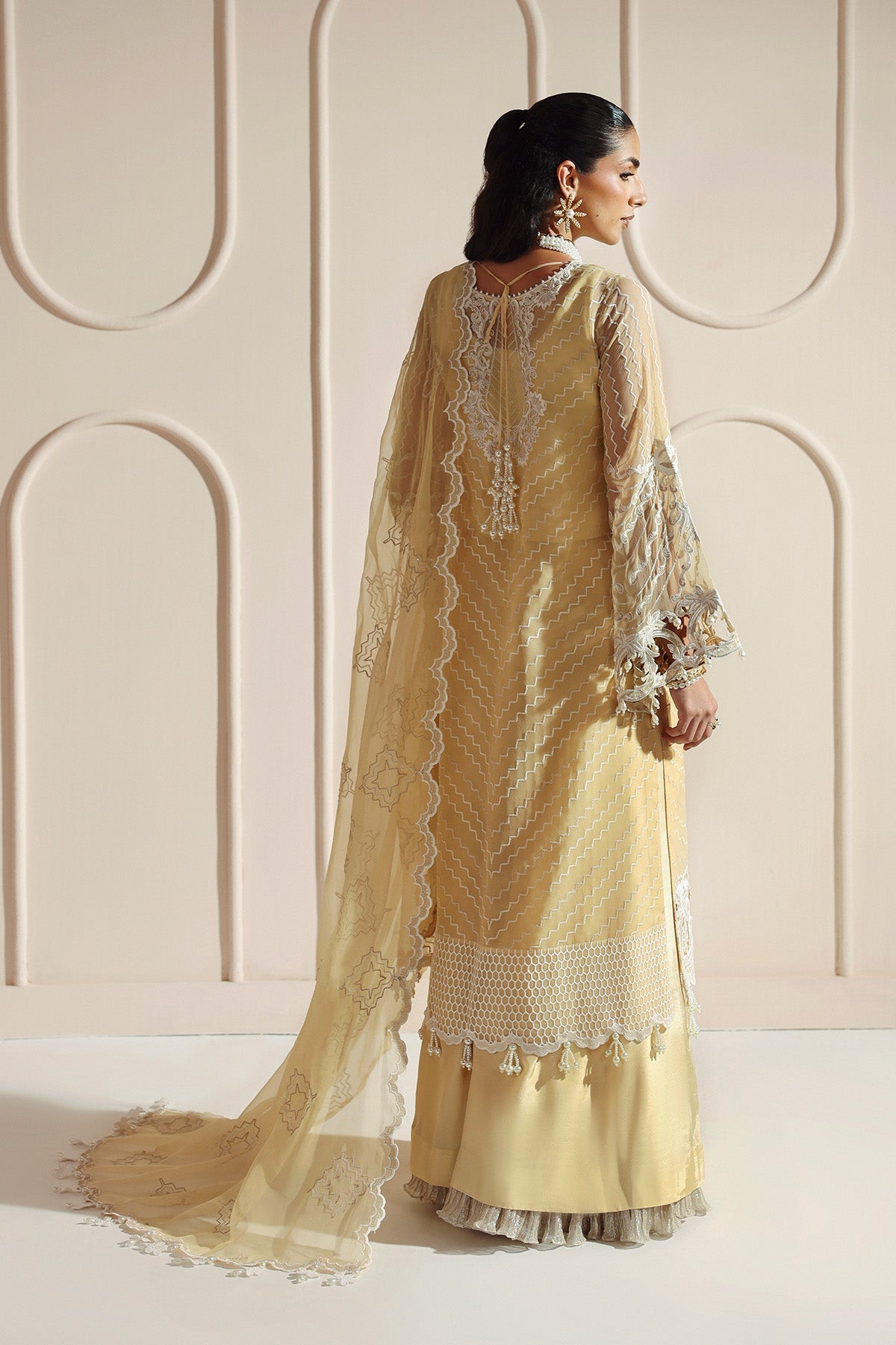 AIRA – authentic Pakistani formal dress from the Alizeh Aymal Luxury Bamber Chiffon collection for women in the UK.
