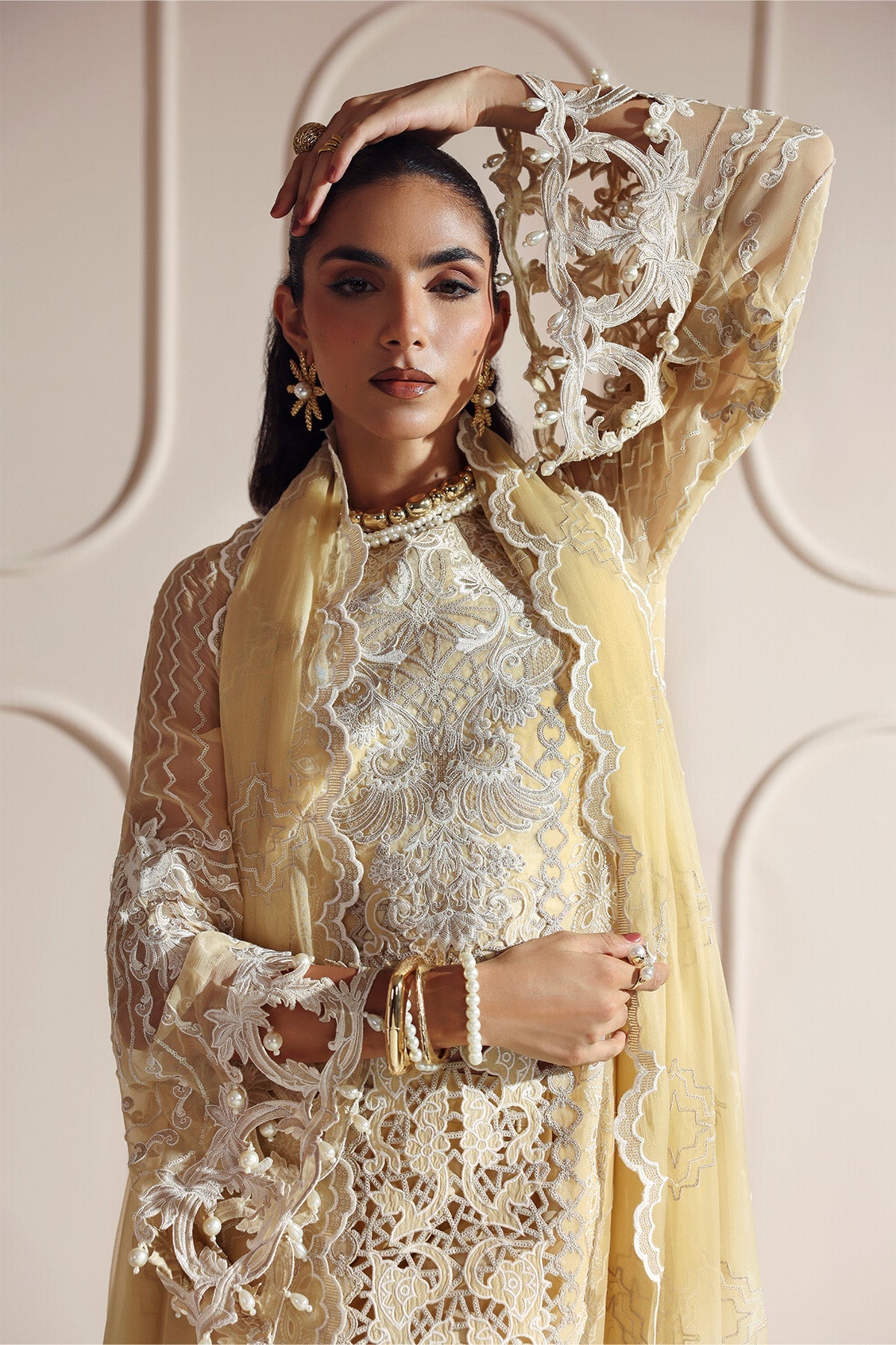 AIRA – authentic Pakistani formal dress from the Alizeh Aymal Luxury Bamber Chiffon collection for women in the UK.
